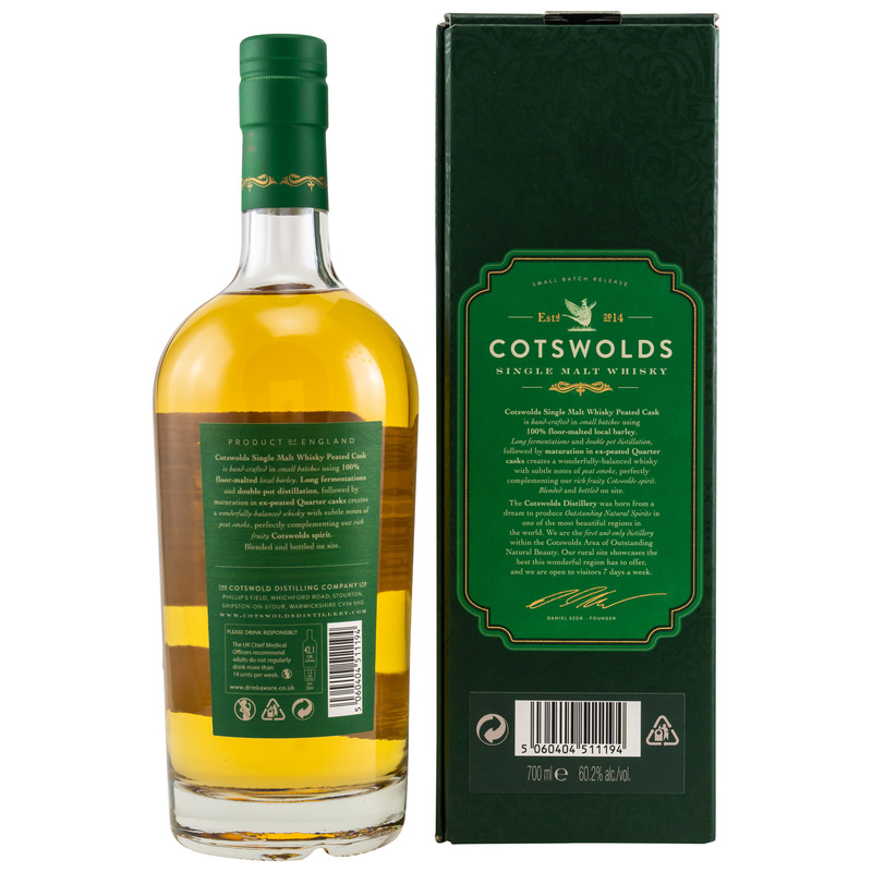 Cotswolds Peated Cask Single Malt Whisky 602 505017 01 Kirsch Whisky Online Shop