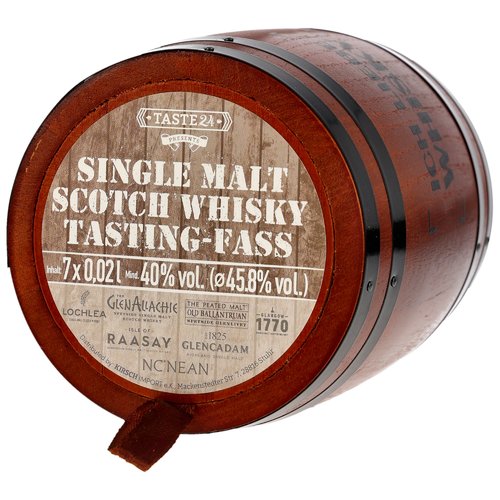 100% Single Malt Scotch Whisky Tasting Fass 7x 0,02l - \"Ich liebe Whisky\" (2023)