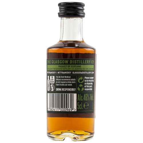 1770 Glasgow Single Malt Scotch Whisky - Peated - Mini