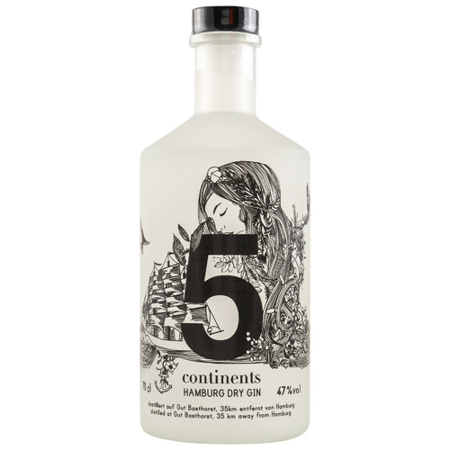 5 Continents - Hamburg Dry Gin BIO - Feingeisterei