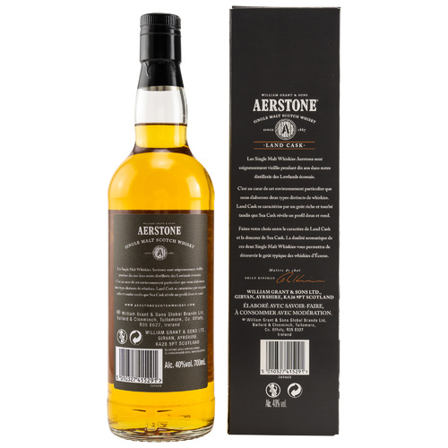 Aerstone Single Malt Scotch - 10 y.o. - Land Cask - Frz. Etikett