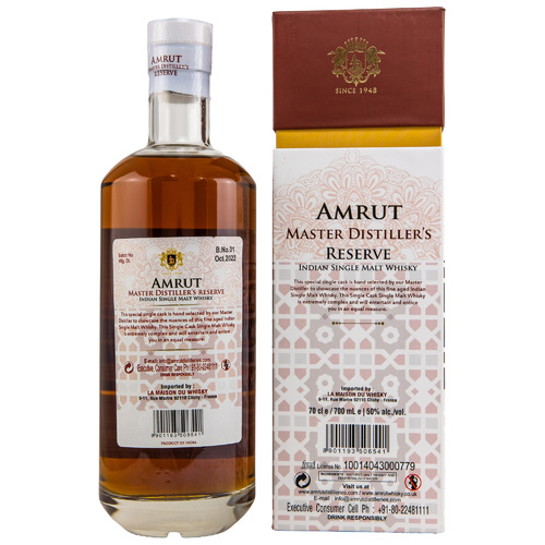 Amrut 2014/2022 - 8 y.o. - Master Distillers Reserve Refill PX #3505