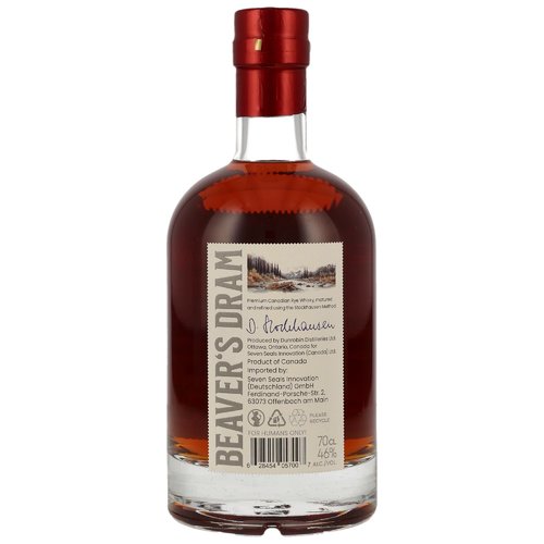 Beaver´s Dram Candian Rye Whisky - Port Wood Finish