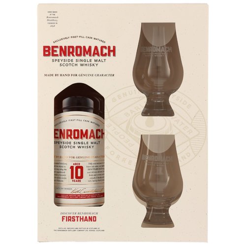 Benromach 10 y.o. + 2 Gläser