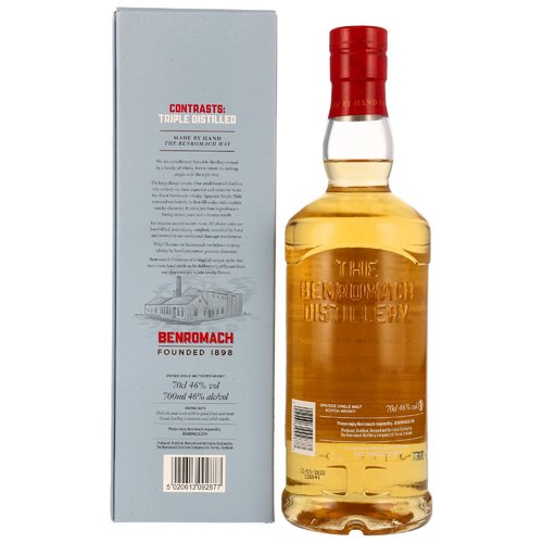 Benromach 2011/2022 - 10 y.o. Triple Distilled - Bourbon Barrels