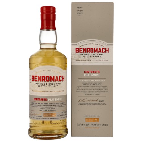 Benromach 2014/2024 - 9 y.o. - Peat Smoke - Bourbon Cask