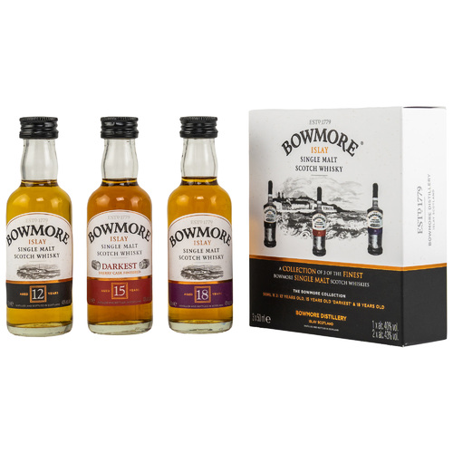 Bowmore Collection 3 x 0,05