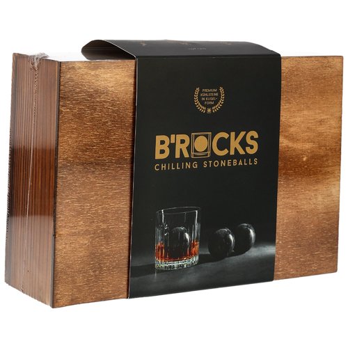 BROCKS Premium Granit Kühlsteine (3 Kugeln)
