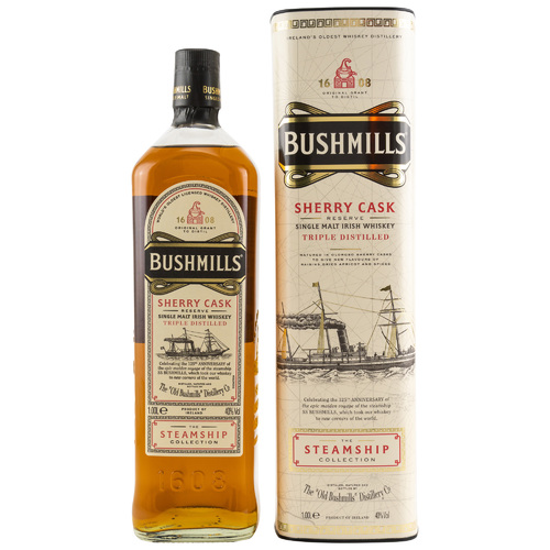 Bushmills Steamship Sherry Cask - Irish Single Malt - Liter