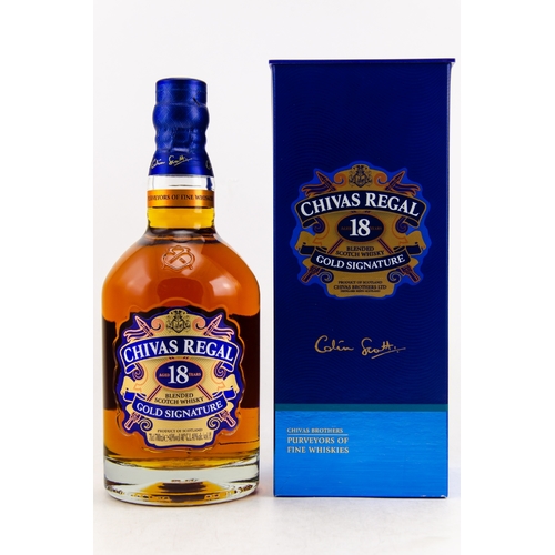 Chivas Regal 18 y.o. Gold Signature - neues Design in GP