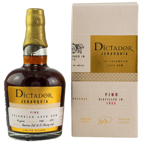 Dictador Jerarquia Fino Sherry Casks 1980/2020 - 40 y.o.