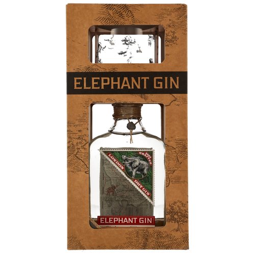 Elephant London Dry Gin mit Glas