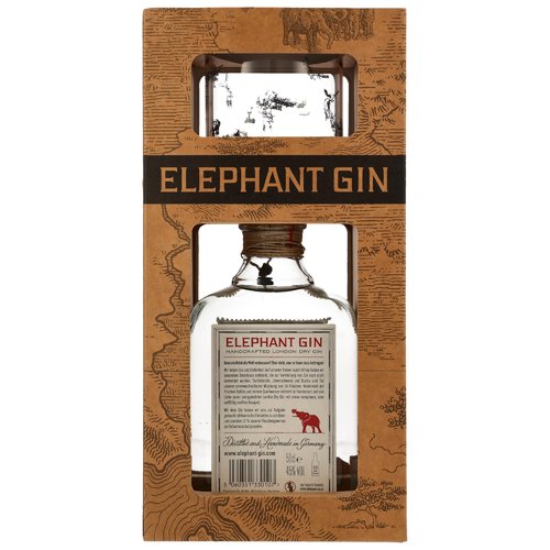 Elephant London Dry Gin mit Glas