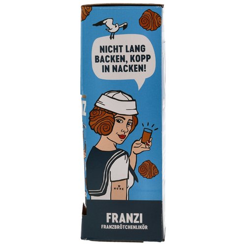 Franzi Franzbrötchenlikör - Socken Edition