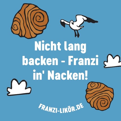 Franzi Sticker „Nicht lang backen"