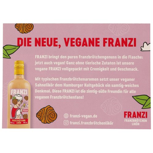 Franzi Vegan Postkarte