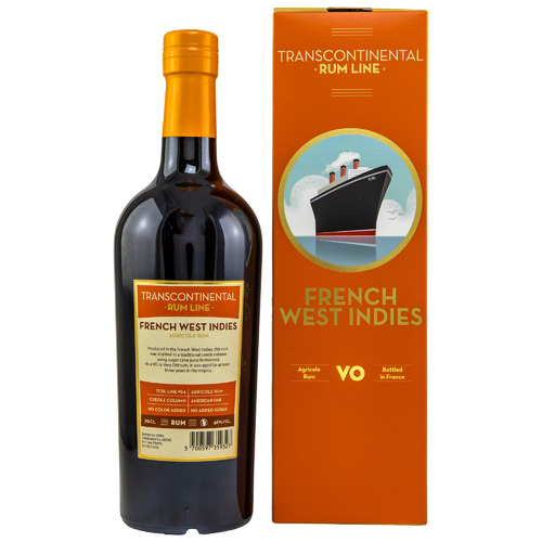 French West Indies VO Rum - Transcontinental Rum Line Neue EAN