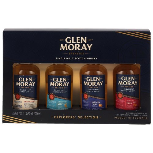 Glen Moray Tasting Set 4x0,05l - neue Ausstattung