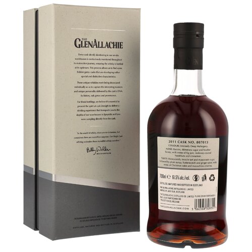 GlenAllachie 2011/2024 - 12 y.o. - PX Puncheon #807013