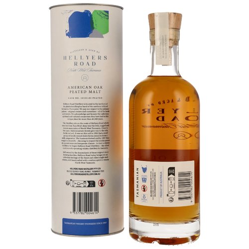 Hellyers Road - 6 y.o.- Peated Cask 16322,02 - New Vibrations