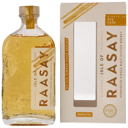 Isle of Raasay 2019/2024 - 5 y.o. - Single Malt Whisky - Single Cask #19/266 Rye Cask