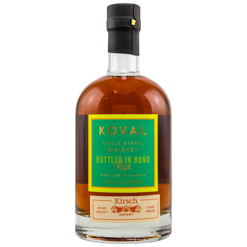 Koval Rye Whiskey - Bottled in Bond #5628 (Bio) - Limited Edition for Kirsch Import