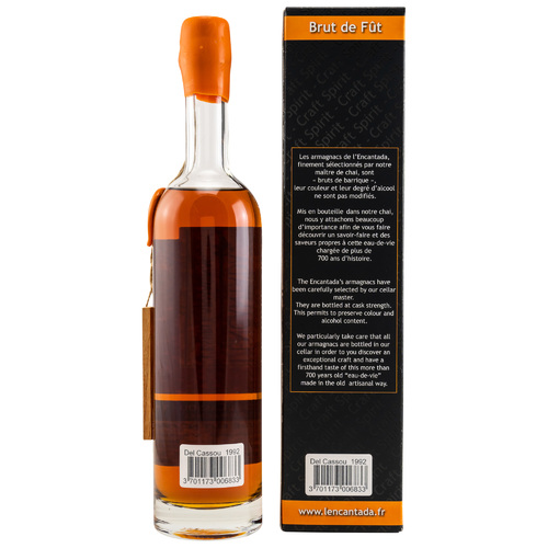 L\'Encantada Bas Armagnac - 1992 - Domaine del Cassou - 47,2%