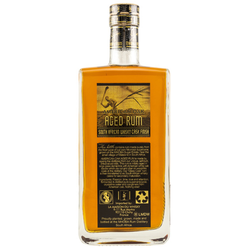 Mhoba Rum - American Oak Aged Rum