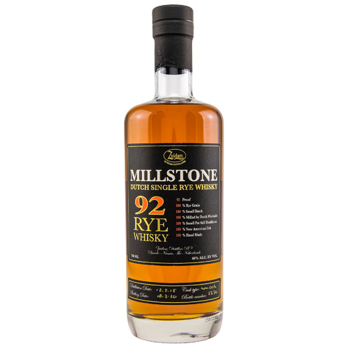 Millstone 92 Single Rye Whisky
