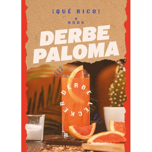 Nork Derbe Paloma Flyer/Postkarte