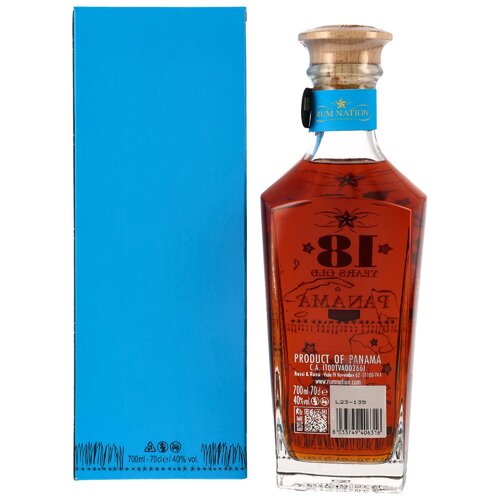 Panama 18 y.o. Decanter - Rum Nation - neue Ausstattung