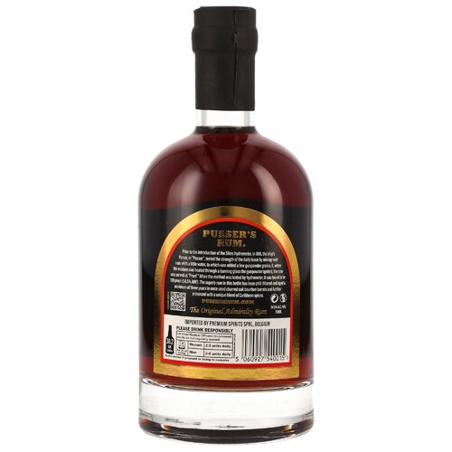 Pussers Rum Gunpowder Proof (Black Label) Spiced