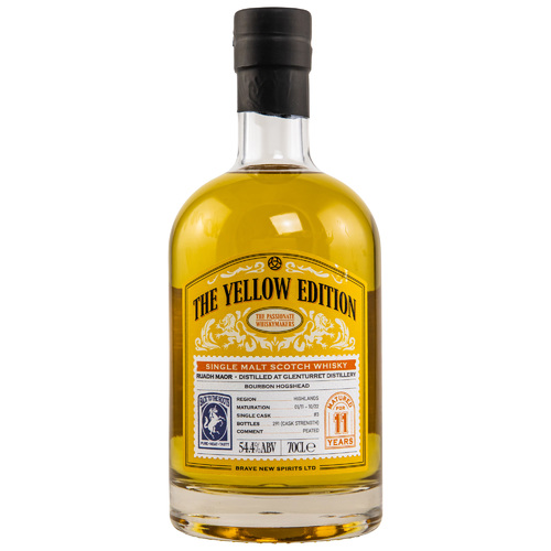 Ruadh Maor (Glenturret) 2011/2022 - 11 y.o. - Bourbon Hogshead #3 - The Yellow Edition - Brave New Spirits