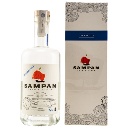 SAMPAN Classic White Rhum 54% (Vietnam)