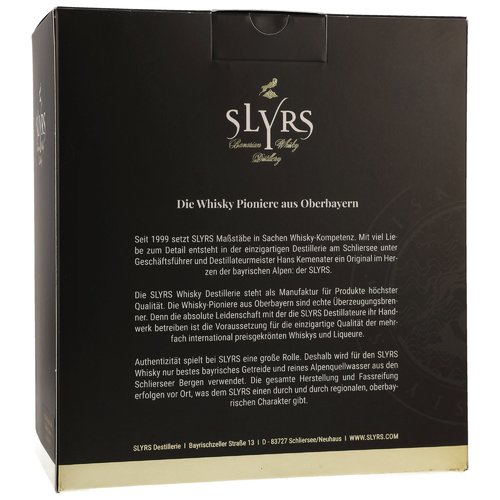 Slyrs Single Malt Classic mit Glas