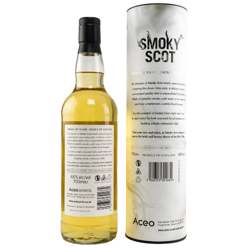 Smoky Scot Islay Single Scotch Whisky (Caol Ila) - in Tube