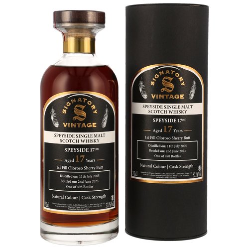 Speyside 17(M) Sig CS - 1st Fill Oloroso Butt - Ibisco