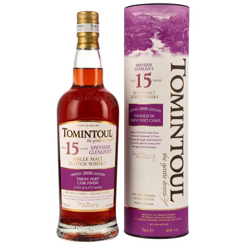 Tomintoul 2008 - 15 y.o. - Tawny Port Cask Finish