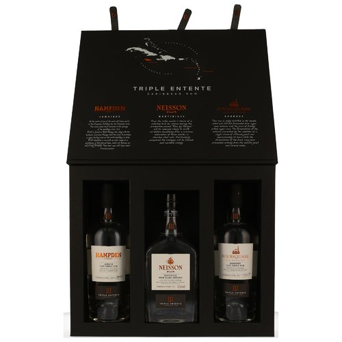 Triple Entente - 3x 0,7l White Rum (Hampden, Neisson & Foursquare)