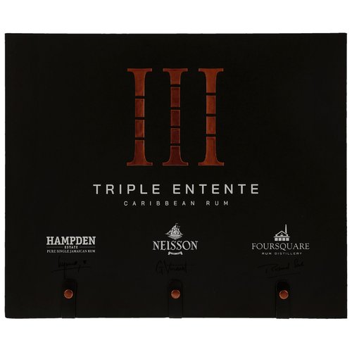 Triple Entente - 3x 0,7l White Rum (Hampden, Neisson & Foursquare)