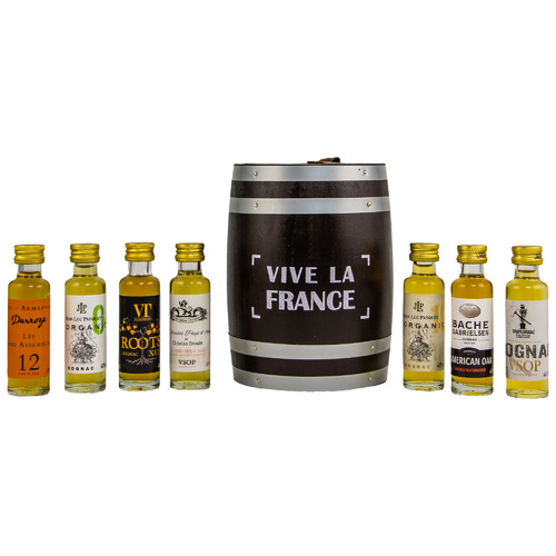 Vive la France - French Spirits Tasting Fass 7x 0,02l