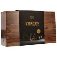 BROCKS Premium Granit Kühlsteine (4 Kugeln) + 2 Tumbler
