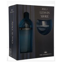 The London No. 1 Original Blue Gin mit Glas